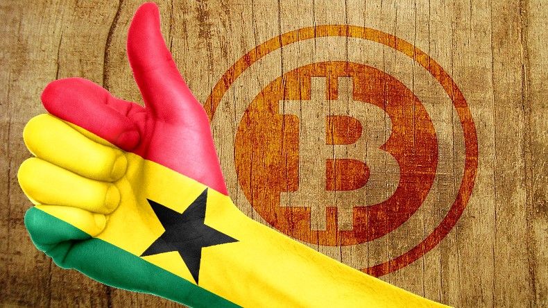 Ghana uderza w bitcoiny